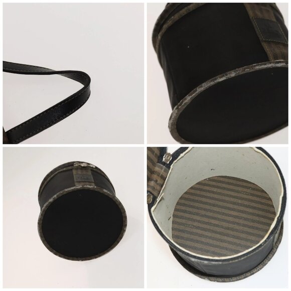 FENDI Pecan Bag PVC 3 Set Brown Black Auth bs26207 - Picture 15 of 15